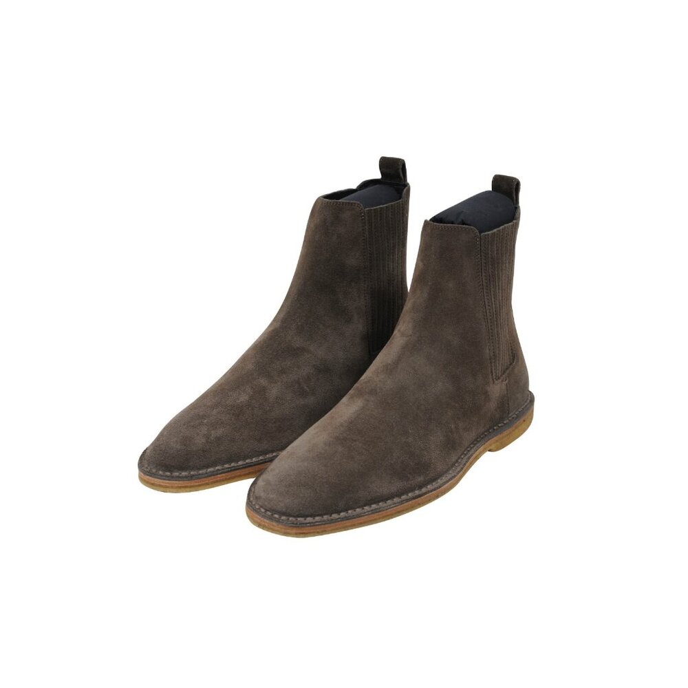 Saint Laurent Men Nino Chelsea Boots Size US 6 39  Brown Suede Crepe Sole - Picture 3 of 7